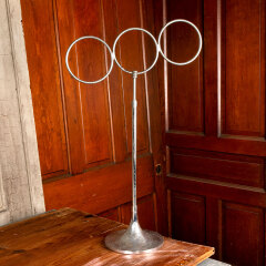 #42930 - Antique&nbsp;Chrome&nbsp;Countertop&nbsp;Scarf&nbsp;Display&nbsp;image