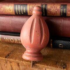 #43006 - Vintage&nbsp;Painted&nbsp;Turned&nbsp;Wood&nbsp;Finial&nbsp;image