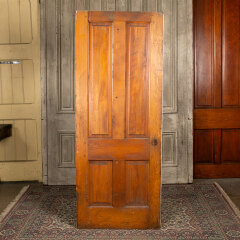 #43106 - 30x76&nbsp;Salvaged&nbsp;Antique&nbsp;4&nbsp;Panel&nbsp;Interior&nbsp;Door&nbsp;image