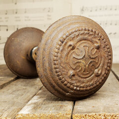 #43113 - Antique&nbsp;Russell&nbsp;&&nbsp;Erwin&nbsp;Warwick&nbsp;Doorknobs&nbsp;image