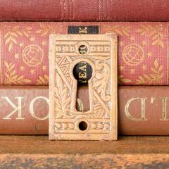 #43125 - Ornate&nbsp;Antique&nbsp;Bronze&nbsp;Keyhole&nbsp;Escutcheon&nbsp;image