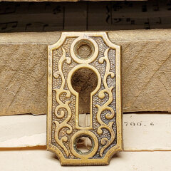 #43130 - Antique&nbsp;Bronze&nbsp;Door&nbsp;Keyhole&nbsp;Escutcheon&nbsp;image