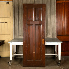 #43177 - 29x83&nbsp;Salvaged&nbsp;Antique&nbsp;4&nbsp;Panel&nbsp;Interior&nbsp;Door&nbsp;image