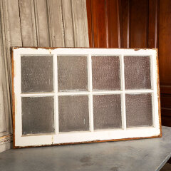 #43223 - Antique&nbsp;8&nbsp;Lite&nbsp;Window&nbsp;with&nbsp;Pressed&nbsp;Glass&nbsp;image