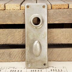 #43264 - Antique&nbsp;Brass&nbsp;Thumb&nbsp;Turn&nbsp;Door&nbsp;Backplate&nbsp;image