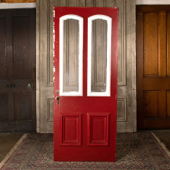 #43898 - 34x82&nbsp;Salvaged&nbsp;Antique&nbsp;2&nbsp;Lite&nbsp;Entry&nbsp;Door&nbsp;image