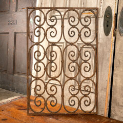 #43957 - Salvaged&nbsp;Antique&nbsp;Wrought&nbsp;Iron&nbsp;Panel&nbsp;image