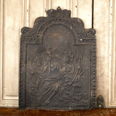 #44119 - Antique&nbsp;Cast&nbsp;Iron&nbsp;Figural&nbsp;Fireplace&nbsp;Fireback&nbsp;image