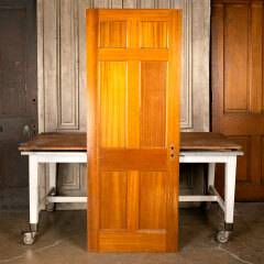 #44206 - 30x78&nbsp;Salvaged&nbsp;Vintage&nbsp;6&nbsp;Panel&nbsp;Interior&nbsp;Door&nbsp;image