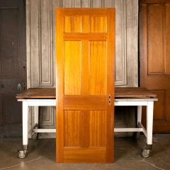 #44208 - 30x79&nbsp;Salvaged&nbsp;Vintage&nbsp;6&nbsp;Panel&nbsp;Interior&nbsp;Door&nbsp;image