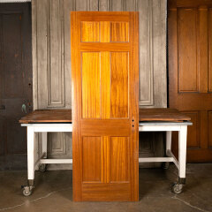 #44211 - 28x79&nbsp;Salvaged&nbsp;Vintage&nbsp;6&nbsp;Panel&nbsp;Interior&nbsp;Door&nbsp;image