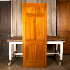 #44215 - 30x80&nbsp;Salvaged&nbsp;Vintage&nbsp;6&nbsp;Panel&nbsp;Interior&nbsp;Door&nbsp;image