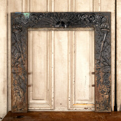 #44276 - Salvaged&nbsp;Antique&nbsp;Cast&nbsp;Iron&nbsp;Fireplace&nbsp;Surround&nbsp;image