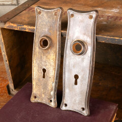 #44318 - Antique&nbsp;Metal&nbsp;Doorknob&nbsp;Backplates&nbsp;Hardware&nbsp;image