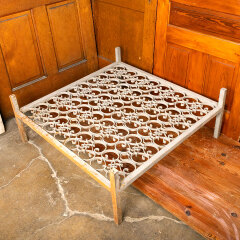 #44326 - Vintage&nbsp;Wrought&nbsp;Iron&nbsp;Screen&nbsp;Panel&nbsp;Table&nbsp;Base&nbsp;image