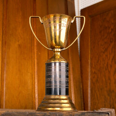 #44339 - Antique&nbsp;Brass&nbsp;GIRLS&nbsp;SINGLES&nbsp;1947&nbsp;Trophy&nbsp;image