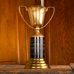 #44340 - Antique&nbsp;Brass&nbsp;GIRLS&nbsp;SINGLES&nbsp;1947&nbsp;Trophy&nbsp;image