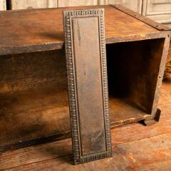 #44506 - Antique&nbsp;Egg&nbsp;&&nbsp;Dart&nbsp;Door&nbsp;Push&nbsp;Plate&nbsp;Hardware&nbsp;image