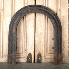 #44822 - Antique&nbsp;Arched&nbsp;Top&nbsp;Metal&nbsp;Fireplace&nbsp;Surround&nbsp;image