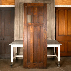 #44850 - 32x89&nbsp;Antique&nbsp;3&nbsp;Panel&nbsp;Oak&nbsp;Interior&nbsp;Door&nbsp;image