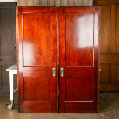 #44851 - 62x80&nbsp;Salvaged&nbsp;Antique&nbsp;2&nbsp;Panel&nbsp;Pocket&nbsp;Doors&nbsp;image
