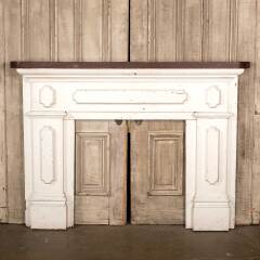 #45380 - Salvaged&nbsp;Antique&nbsp;Wood&nbsp;Fireplace&nbsp;Mantel&nbsp;image