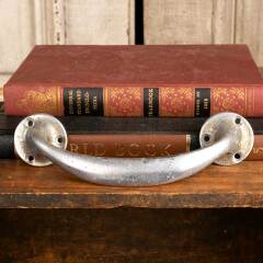 #45681 - Antique&nbsp;Chrome&nbsp;Metal&nbsp;Door&nbsp;/&nbsp;Drawer&nbsp;Handle&nbsp;image