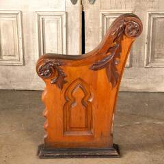 #45735 - Salvaged&nbsp;Carved&nbsp;Wood&nbsp;Church&nbsp;Pew&nbsp;End&nbsp;image