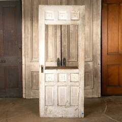 #45752 - 32x80&nbsp;Salvaged&nbsp;Antique&nbsp;Half&nbsp;Lite&nbsp;Entry&nbsp;Door&nbsp;image