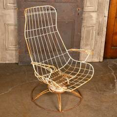 #45777 - Vintage&nbsp;Homecrest&nbsp;Metal&nbsp;Wire&nbsp;Patio&nbsp;Chair&nbsp;image