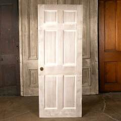 #45786 - 30x77&nbsp;Salvaged&nbsp;6&nbsp;Panel&nbsp;Wood&nbsp;Interior&nbsp;Door&nbsp;image