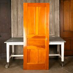 #45858 - 30x78&nbsp;Antique&nbsp;5&nbsp;Panel&nbsp;Wood&nbsp;Interior&nbsp;Door&nbsp;image