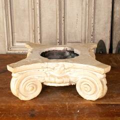 #45874 - Antique&nbsp;Plaster&nbsp;Ionic&nbsp;Column&nbsp;Capital&nbsp;image