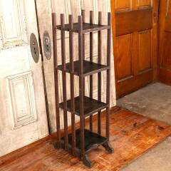 #45905 - Antique&nbsp;Arts&nbsp;&&nbsp;Crafts&nbsp;Wood&nbsp;Plant&nbsp;Stand&nbsp;image
