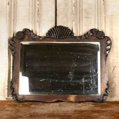 #46282 - Antique&nbsp;Beveled&nbsp;Glass&nbsp;Mirror&nbsp;in&nbsp;Wood&nbsp;Frame&nbsp;image