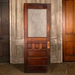 #46312 - 30x78&nbsp;Antique&nbsp;Half&nbsp;Lite&nbsp;Wood&nbsp;Door&nbsp;image
