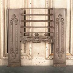 #46498 - Salvaged&nbsp;Antique&nbsp;Cast&nbsp;Iron&nbsp;Fireplace&nbsp;Front&nbsp;image