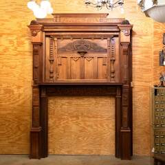 #46523 - Salvaged&nbsp;Repurposed&nbsp;Wood&nbsp;Fireplace&nbsp;Mantel&nbsp;image