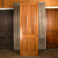 #46527 - 32x96&nbsp;Salvaged&nbsp;Interior&nbsp;4&nbsp;Panel&nbsp;Wood&nbsp;Door&nbsp;image