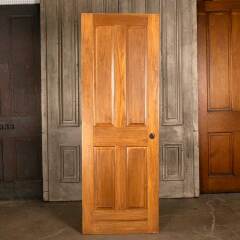 #46532 - Salvaged&nbsp;Interior&nbsp;4&nbsp;Panel&nbsp;Wood&nbsp;Door&nbsp;image