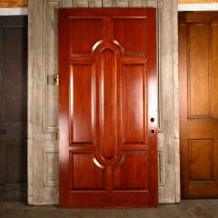 #46563 - 47x94&nbsp;Salvaged&nbsp;Large&nbsp;Cherry&nbsp;Entry&nbsp;Door&nbsp;image