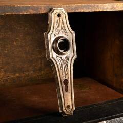 #46796 - Antique&nbsp;Russell&nbsp;&&nbsp;Erwin&nbsp;Doorknob&nbsp;Backplate&nbsp;image