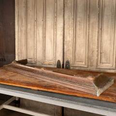 #46856 - Salvaged&nbsp;Antique&nbsp;Brass&nbsp;Fireplace&nbsp;Fender&nbsp;image