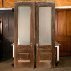 #46858 - 56x91&nbsp;Salvaged&nbsp;Antique&nbsp;Victorian&nbsp;Entry&nbsp;Doors&nbsp;image