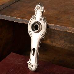 #46956 - Antique&nbsp;Russwin&nbsp;Cleo&nbsp;Doorknob&nbsp;Backplate&nbsp;image