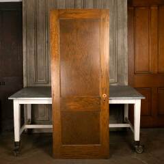 #47083 - 30x78&nbsp;Antique&nbsp;2&nbsp;Panel&nbsp;Oak&nbsp;Interior&nbsp;Door&nbsp;image