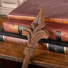 #47245 - Antique&nbsp;Rusty&nbsp;Cast&nbsp;Iron&nbsp;Fence&nbsp;Finial&nbsp;image
