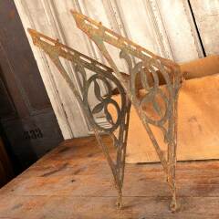 #47323 - Antique&nbsp;Cast&nbsp;Iron&nbsp;Marble&nbsp;Top&nbsp;Sink&nbsp;Brackets&nbsp;image