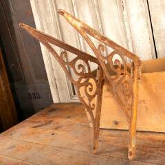 #47324 - Antique&nbsp;Cast&nbsp;Iron&nbsp;Marble&nbsp;Top&nbsp;Sink&nbsp;Brackets&nbsp;image