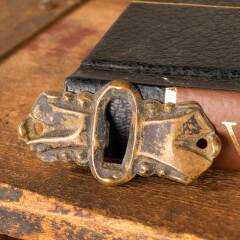 #47416 - Antique&nbsp;Brass&nbsp;Furniture&nbsp;Keyhole&nbsp;Escutcheon&nbsp;image